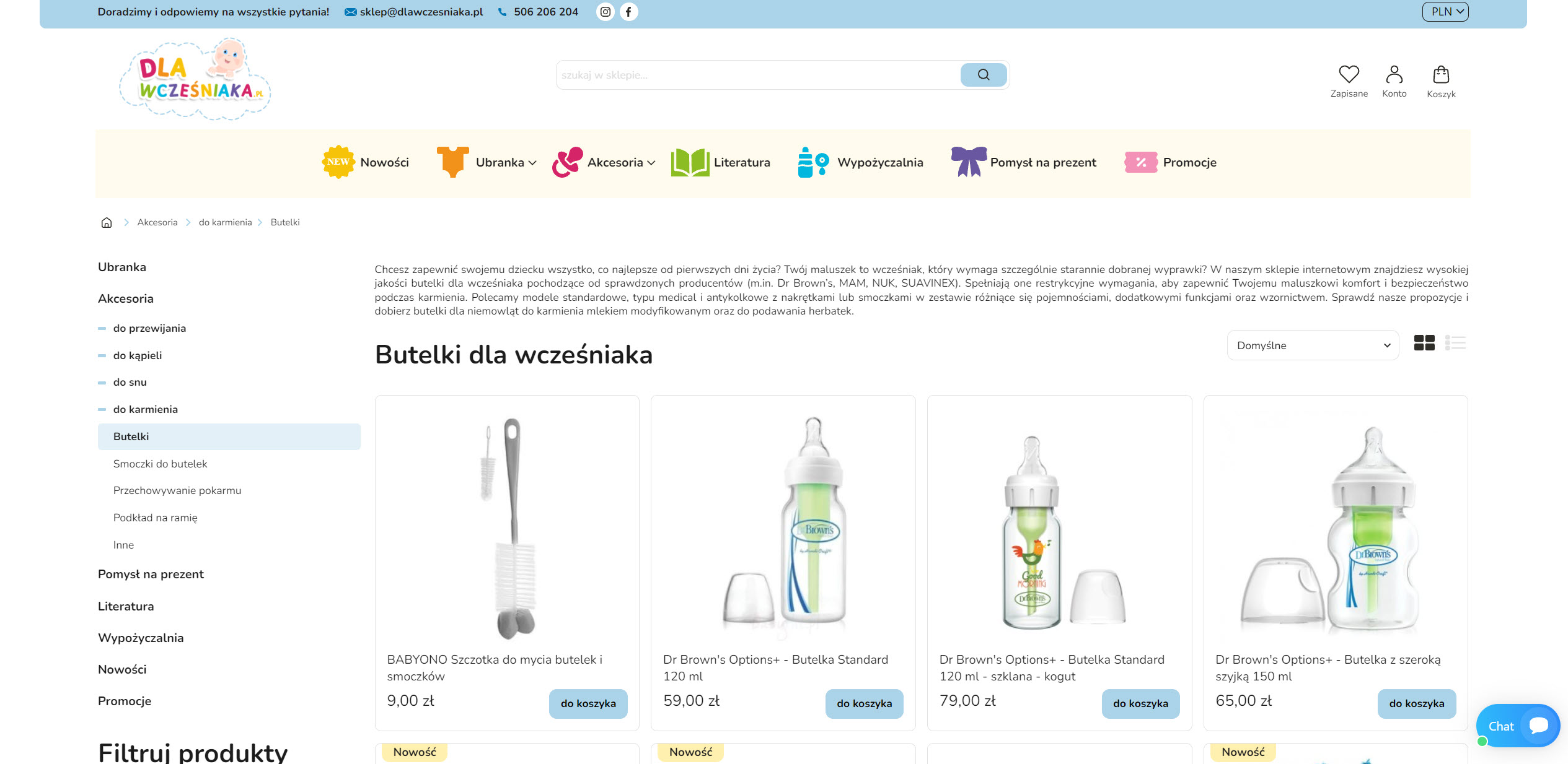 Butelki dla wcześniaka - czym powinny się różnić od standardowych modeli?