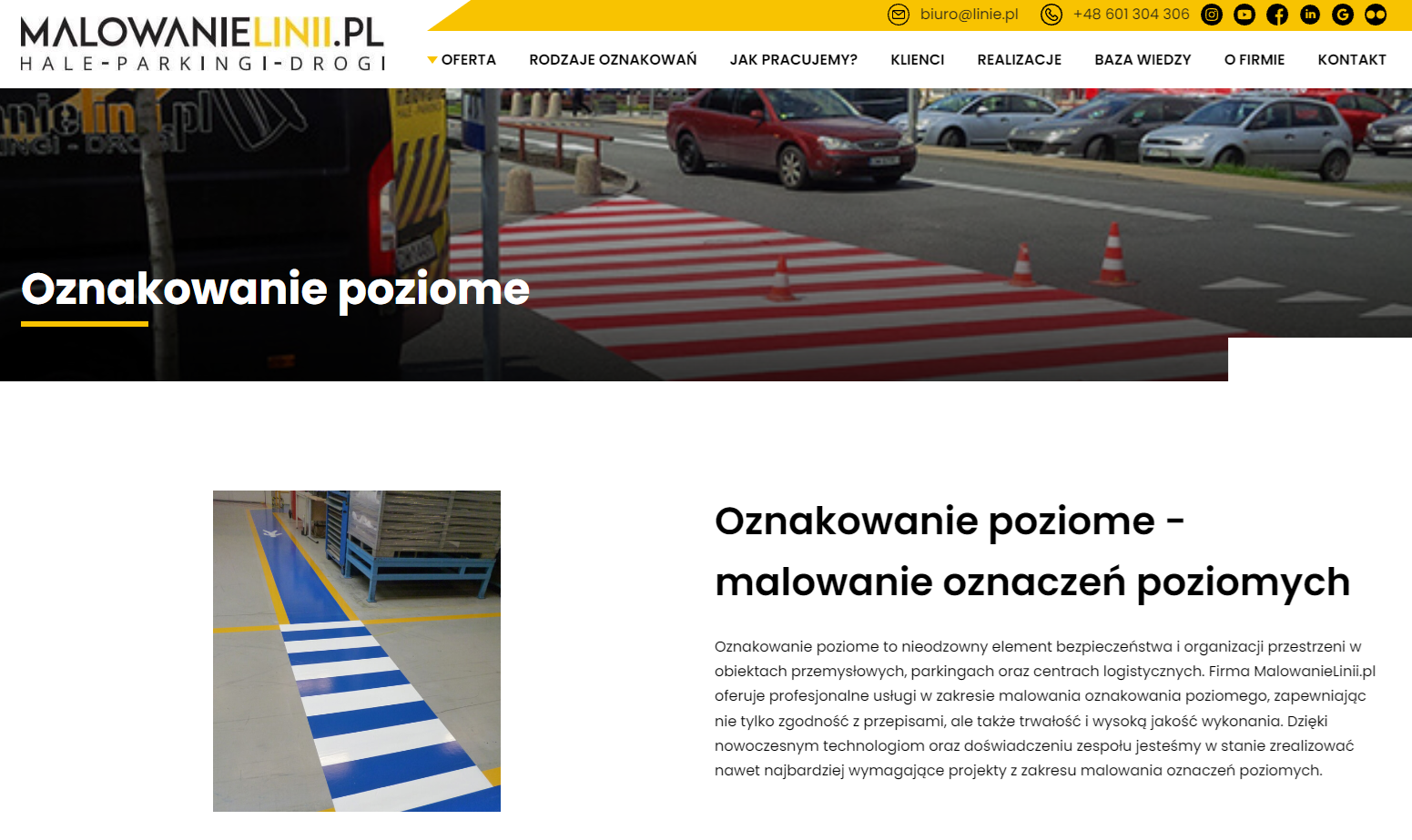 Ile kosztuje oznakowanie poziome i od czego zależy cena realizacji?