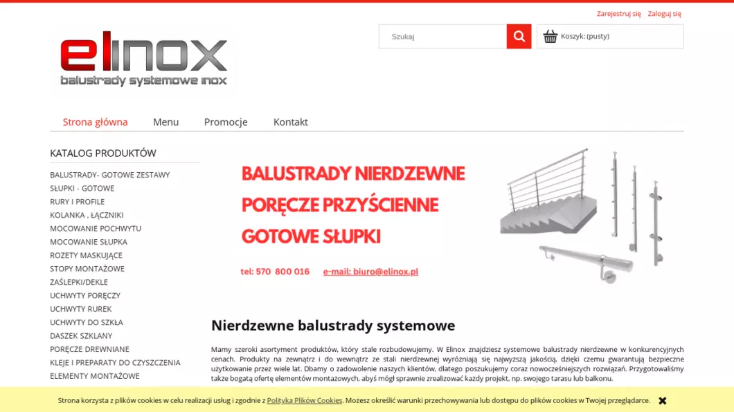 Zrzut ekranu strony