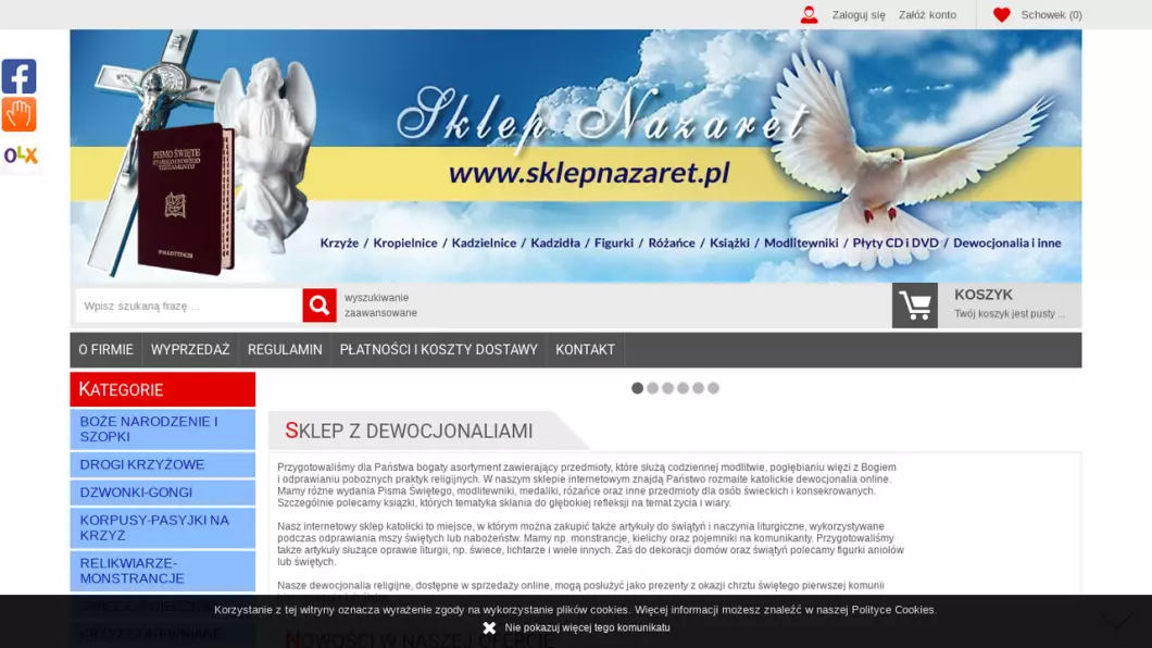 Zrzut ekranu strony