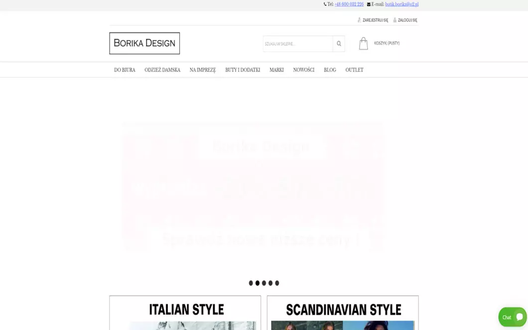 Zrzut ekranu strony