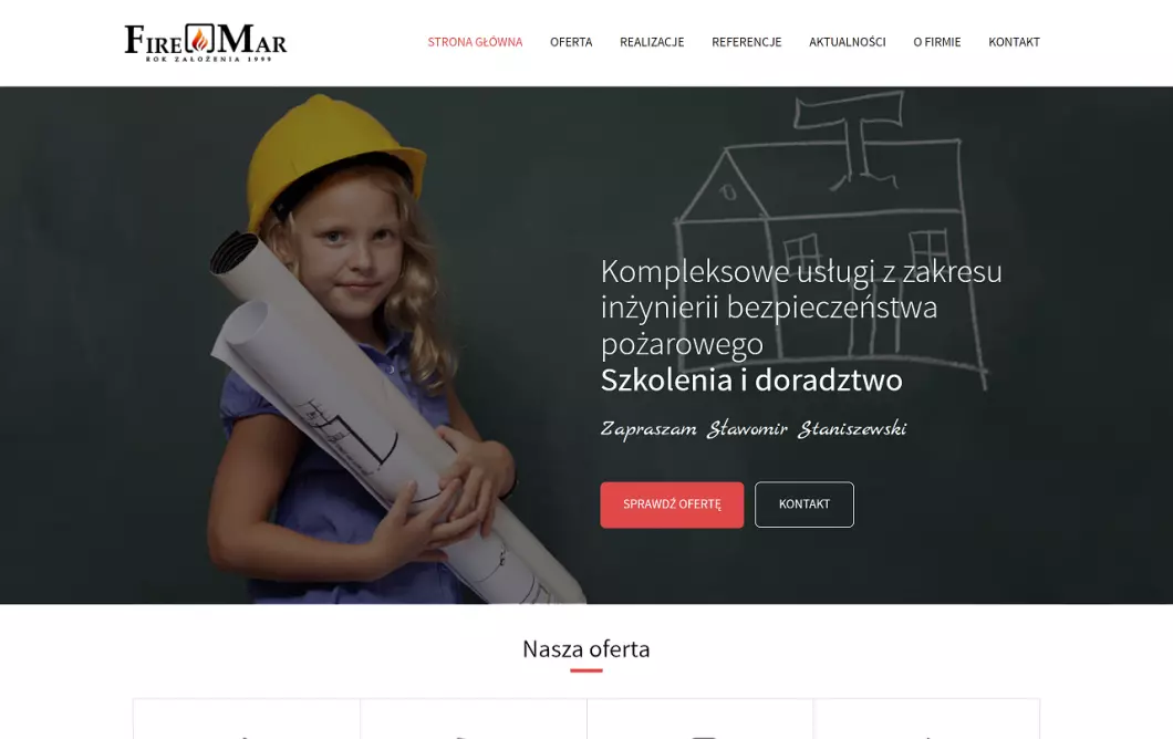 Zrzut ekranu strony