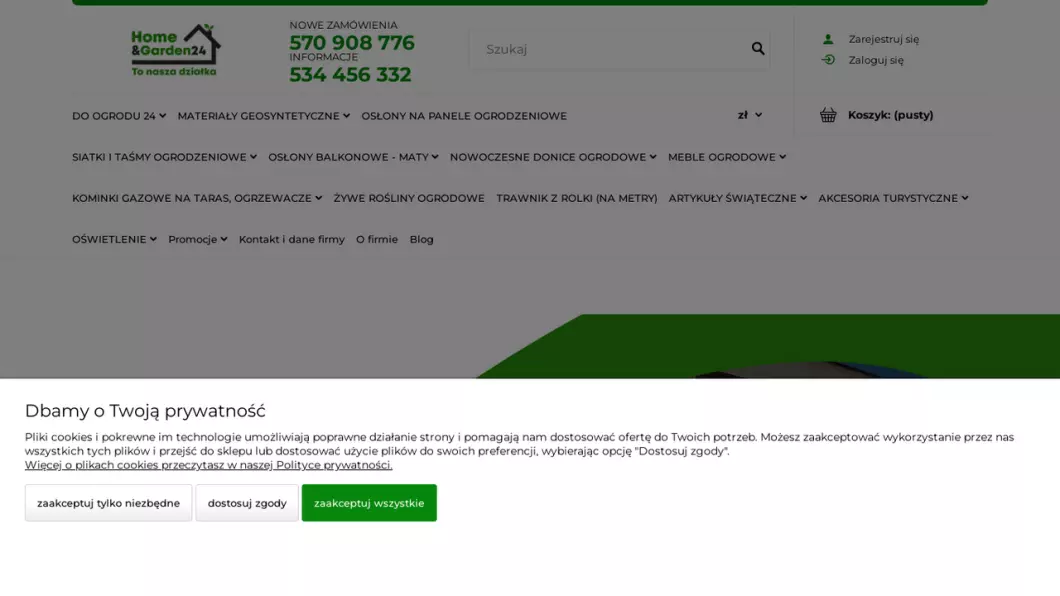 Zrzut ekranu strony